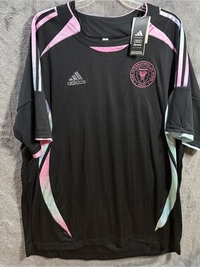 Adidas Inter Miami x Audi F1 Team Jersey Black KW4783 Men’s Size XL New w/Tags